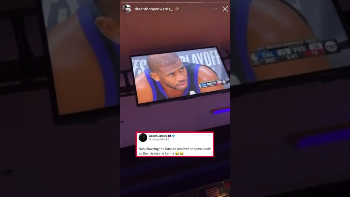 This didn't age well for Anthony Edwards 🤕