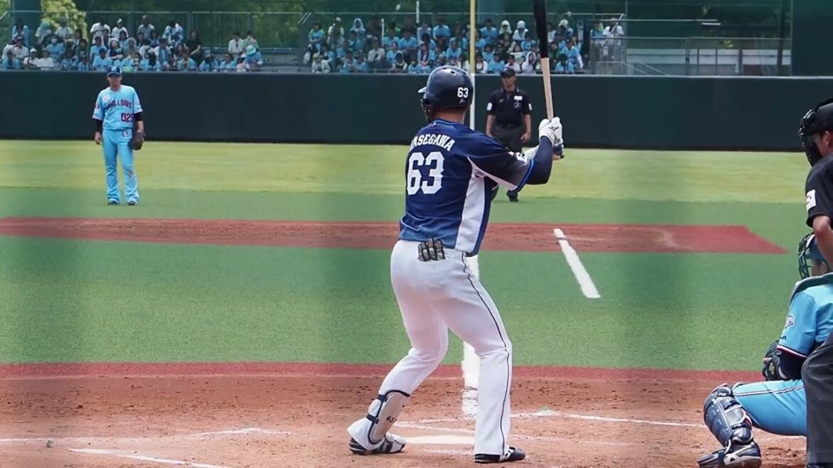 2024.05.25 東京ヤクルト-埼玉西武(ヤクルト戸田) 長谷川信哉 打席シーン