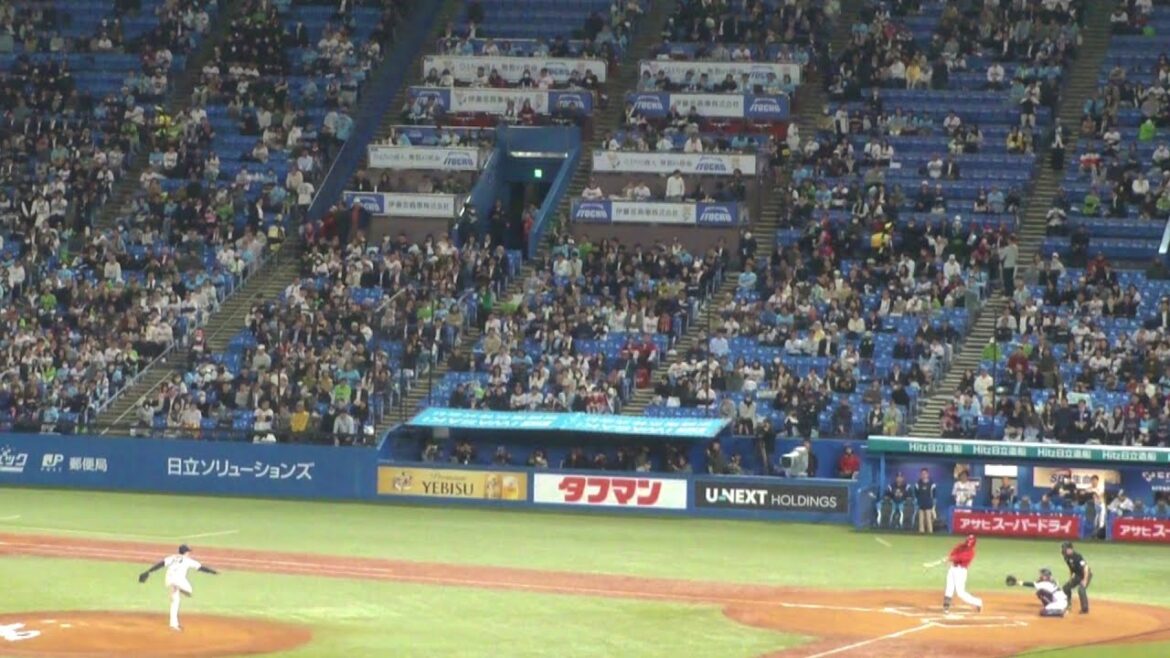 広島 宇草孔基 ホームラン 第2号　ヤクルト vs 広島　2024年4月23日(火)