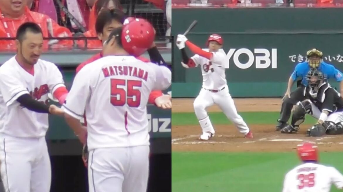 8回、代打松山竜平の勝ち越しタイムリー&秋山翔吾がダメ押しタイムリー！一挙3得点攻撃ハイライト！2024年6月9日