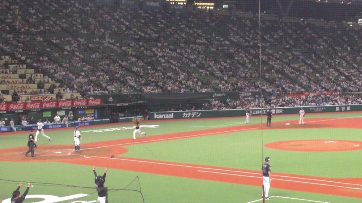 オリックス・バファローズ 9回表一挙5点の猛攻　森友哉の2点タイムリーツーベースヒット、宗佑磨の走者一掃の3点タイムリースリーベースヒットなど　西武 vs オリックス　2024年5月24日(金)