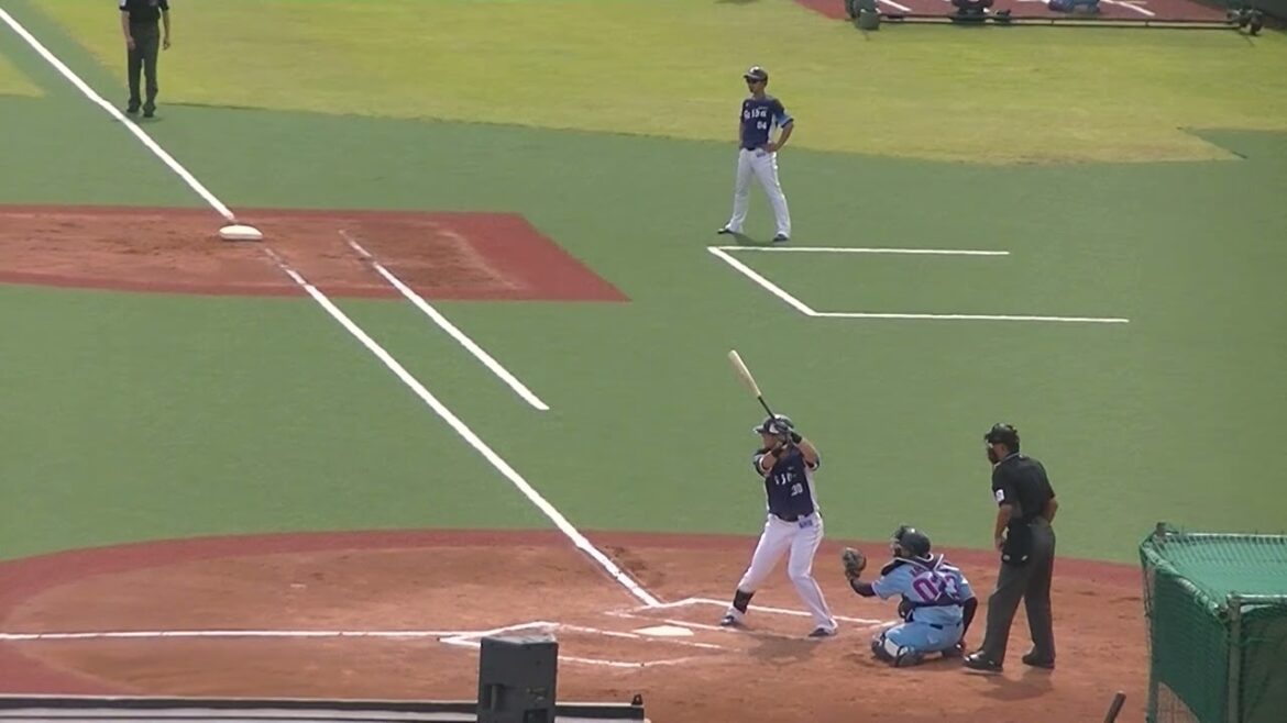 陽川尚将 金子功児と打たせて抑える奥川恭伸＜2軍・ヤクルトスワローズ対 西武ライオンズ  2024年5月26日＞