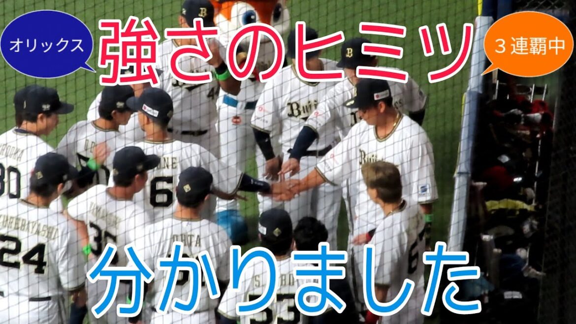 【なかよしオリックス】強さの秘訣はこれだった!?