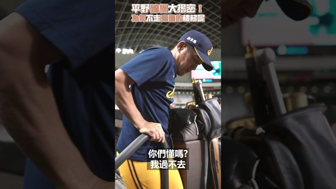 平野跨欄大揭密！為何不走旁邊的樓梯呢？ #中信兄弟 #大巨蛋