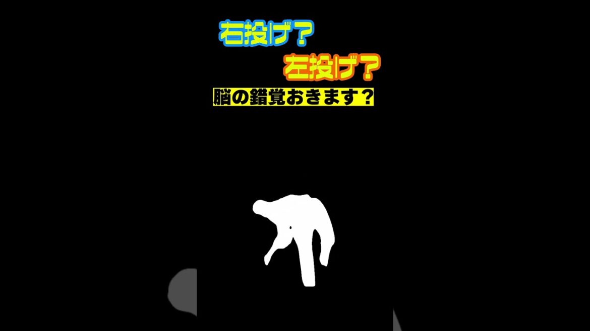 だんだん右投げに見えるらしい116