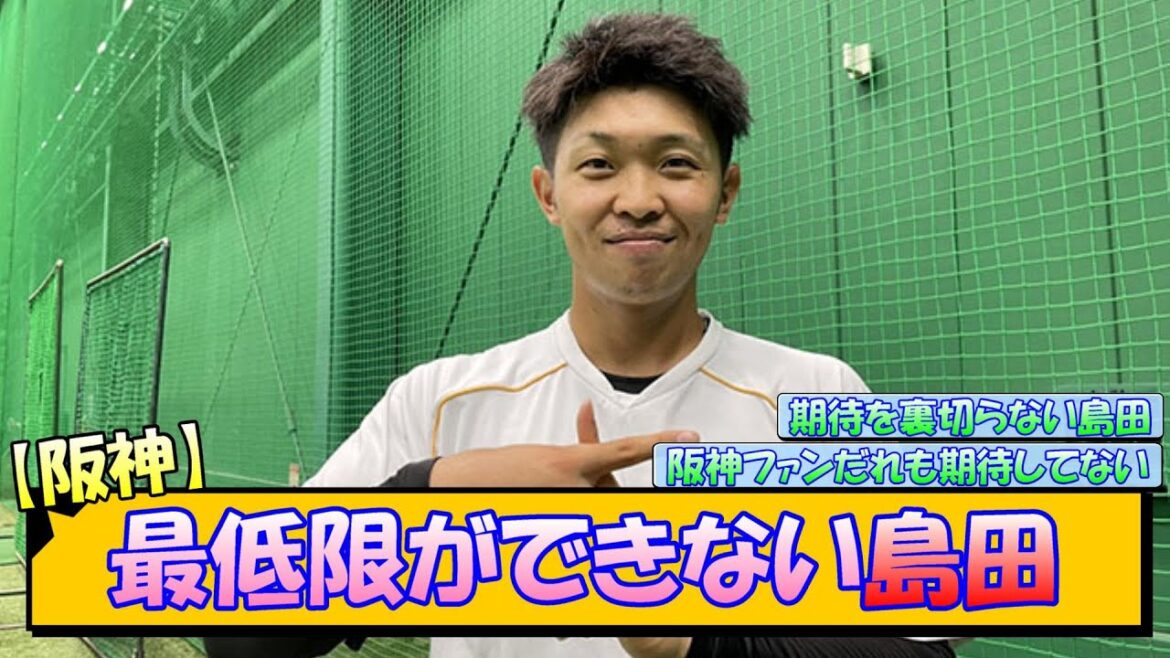 【使う岡田が悪い】最低限ができない島田【なんJ/2ch/5ch/ネット 反応 まとめ/阪神タイガース/岡田監督】