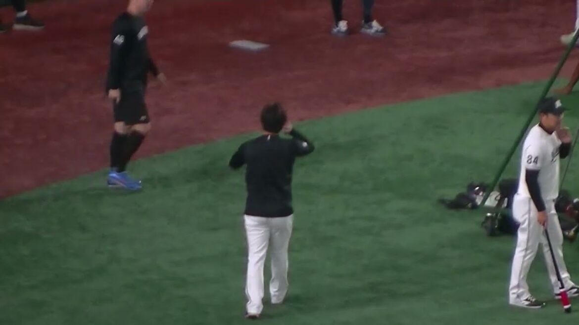 ロッテ田中靖洋の練習姿【読売ジャイアンツ対千葉ロッテマリーンズ2024年6月4日】