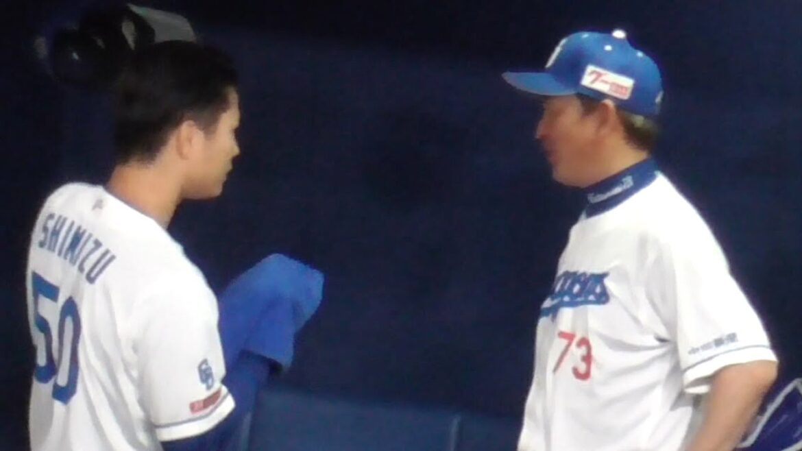 清水達也　前回の雪辱を晴らす見事な3人斬り！ベンチで立浪監督が出迎え労う　中日ドラゴンズVS福岡ソフトバンクホークス　2024/06/06