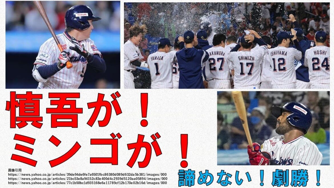 【慎吾が！ミンゴが！】諦めない気持ちが生んだサヨナラ劇勝！道中しんどい場面の方が多かったけど勝てば救われる！【長岡いい感じ3安打】2024-GAME21
