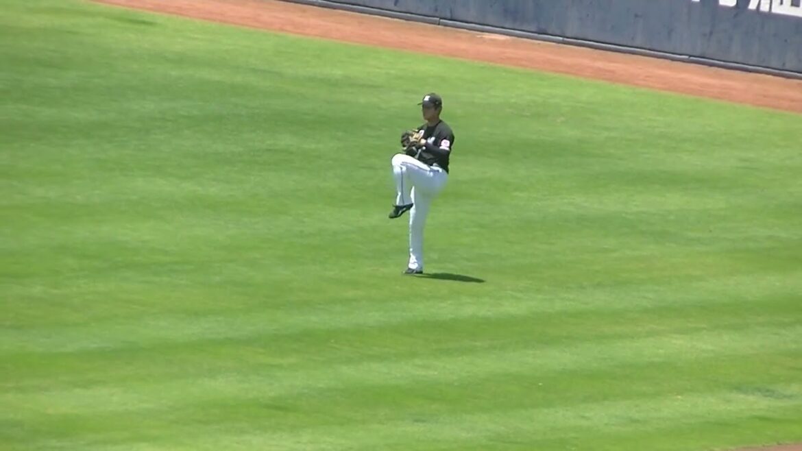 ロッテ4年目 中森俊介のキャッチボール（2024年6月5日 日本ハムファイターズ 対 千葉ロッテマリーンズ イースタン公式）