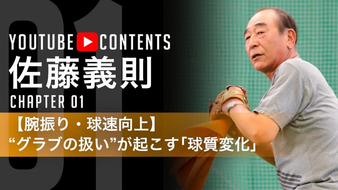【プロが実践する、タオルを使ったシャドーピッチング/佐藤義則】 【プロが実践する、タオルを使ったシャドーピッチング/佐藤義則】