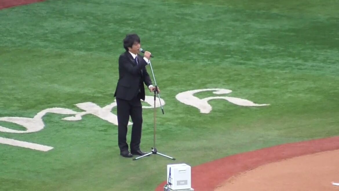 FIELD OF VIEWの浅岡雄也さんによる国歌独唱【2024.04.26】