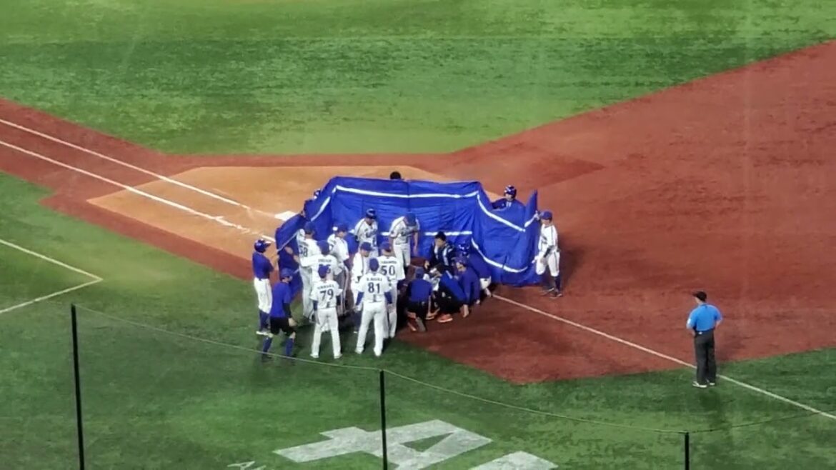 【閲覧注意】20240607【現地】上茶谷大河　ライトゴロ走塁で負傷交代…(0:54ごろ)　横浜DeNAﾍﾞｲｽﾀｰｽﾞ@横浜ｽﾀｼﾞｱﾑ･ｳｨﾝｸﾞ席(BAY SIDE) ﾊﾏｽﾀ