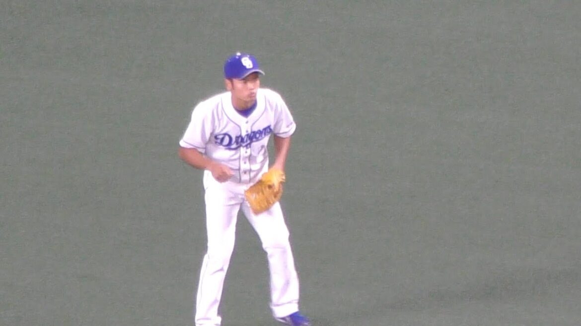 ベースカバーをちゃんとする根尾昂【中日ドラゴンズ プロ野球】