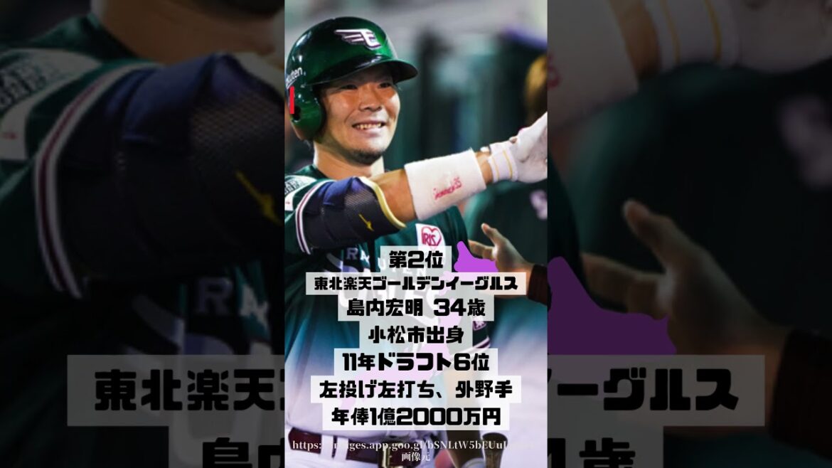 石川県出身の現役プロ野球選手3選【戦力ランキング⑳】