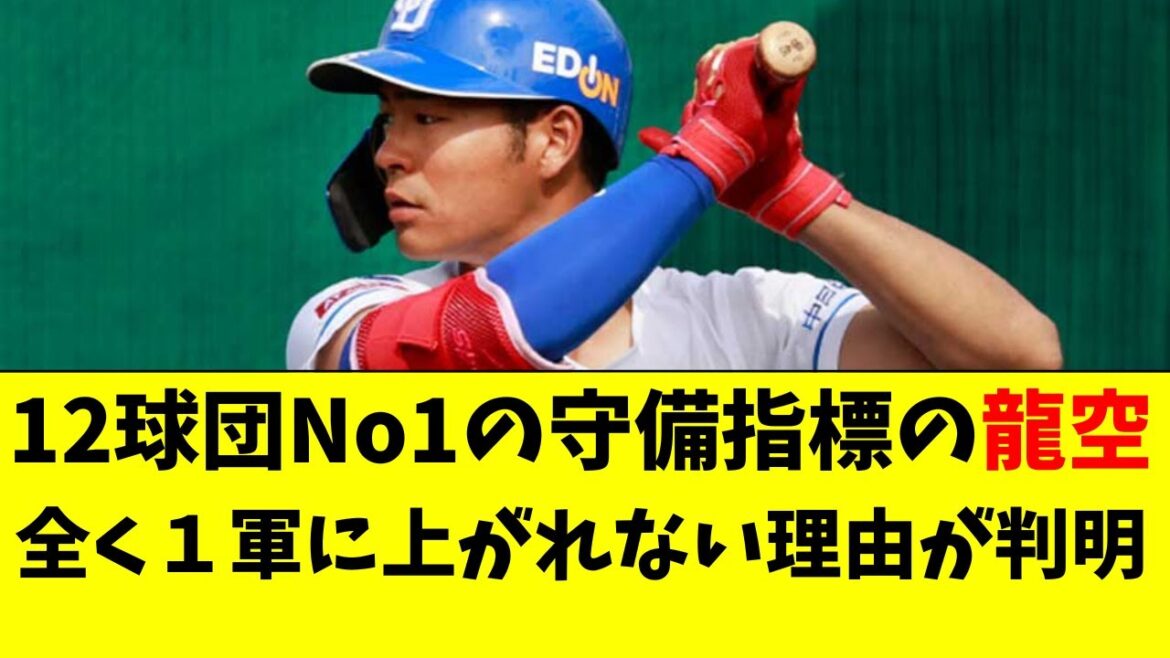 【中日】龍空が今年、全く１軍に上がれない理由が判明。。