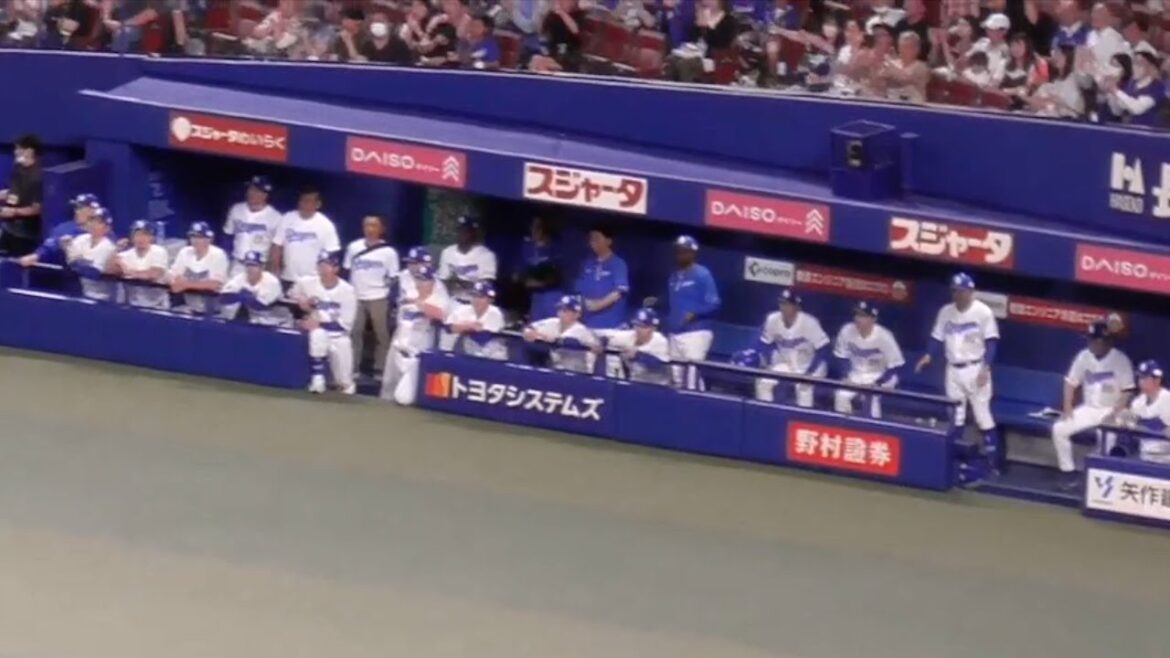 勝利の瞬間のドラゴンズベンチ　通算5000勝！　柳裕也ホームで2年振りの勝利　中日ドラゴンズVS福岡ソフトバンクホークス　2024/06/06