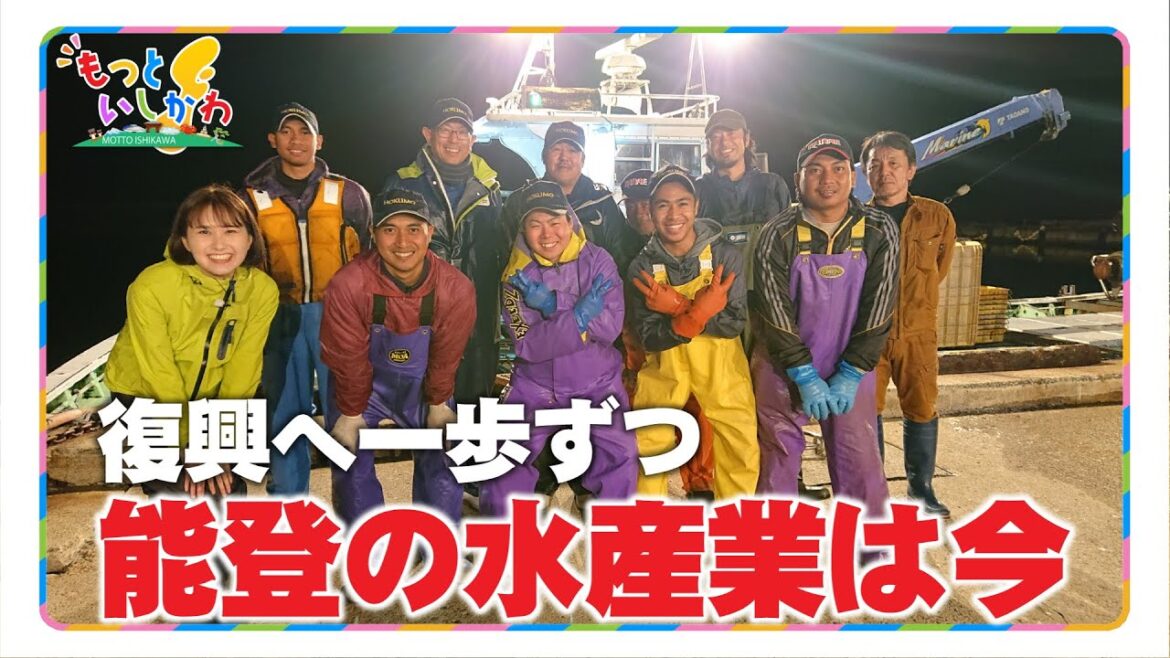 復興へ一歩ずつ 能登の水産業は今【もっといしかわ】 復興へ一歩ずつ 能登の水産業は今【もっといしかわ】