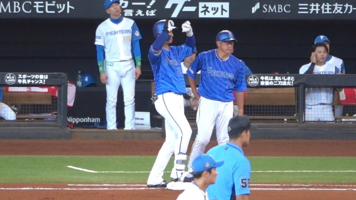 2日連続タイムリーだ梶原昂希「俺〜」伊藤光チャンスメイクから！2024/06/01 横浜DeNAベイスターズ