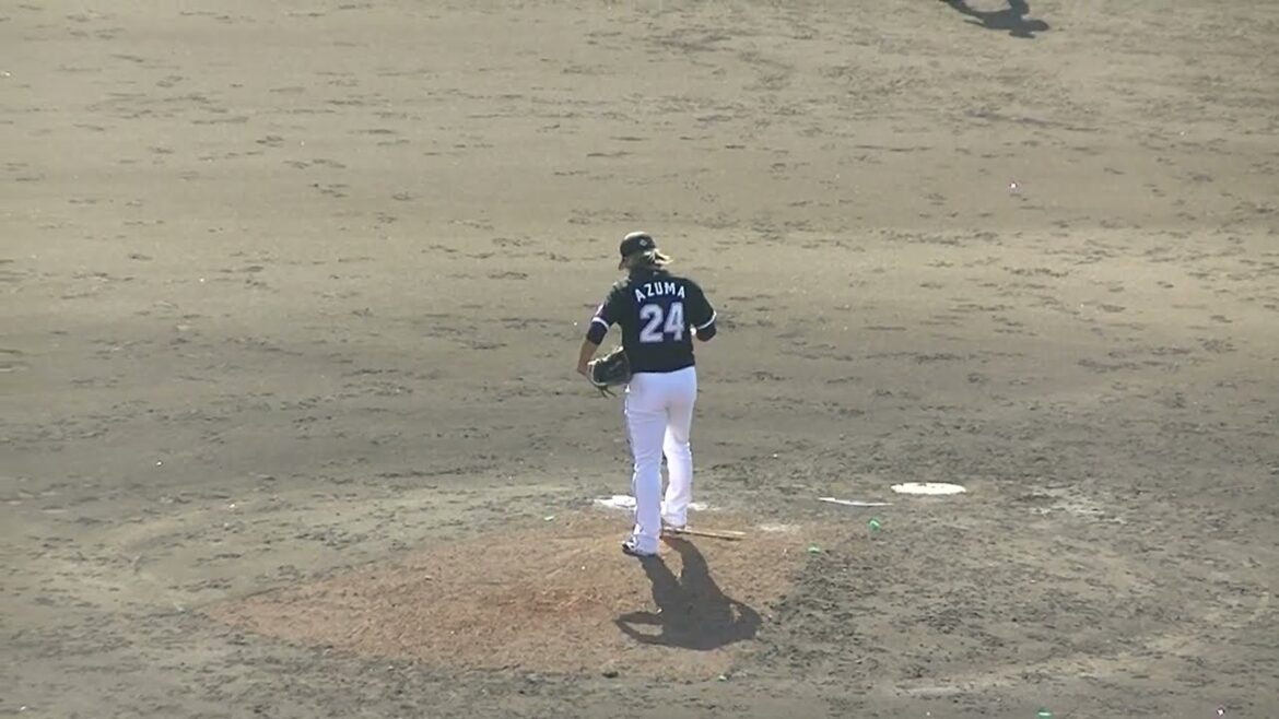 【野球選手フォーム集】ロッテ東妻勇輔の投球フォーム（2024年6月5日 日本ハムファイターズ 対 千葉ロッテマリーンズ イースタン）