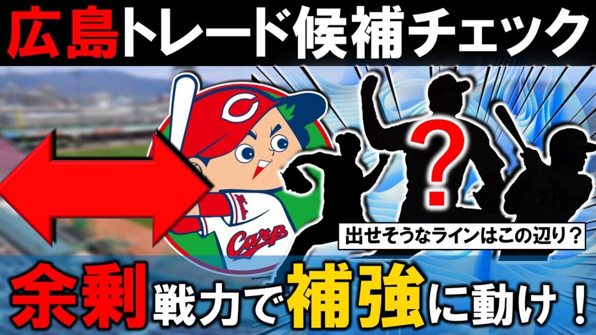 実績ある先発投手&打てる外野手が狙い目に!?【広島トレード候補チェック】あまり1軍で起用の無い、余剰戦力で交流戦後の補強に動け!!11球団が注目するカープが出せそうなラインはこの辺りに!? 実績ある先発投手&打てる外野手が狙い目に!?【広島トレード候補チェック】あまり1軍で起用の無い、余剰戦力で交流戦後の補強に動け!!11球団が注目するカープが出せそうなラインはこの辺りに!?