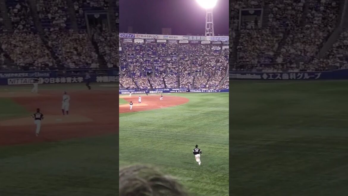 20240607、９回裏、意地のチャンスも最後神里バッドに当たらず三振！！