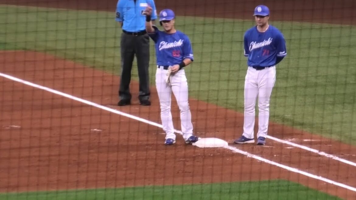 -2024.06.13-【NPB】３回表 板山祐太郎 センター前への逆転タイムリー2点打‼︎ 中日ドラゴンズ（vs北海道日本ハム）