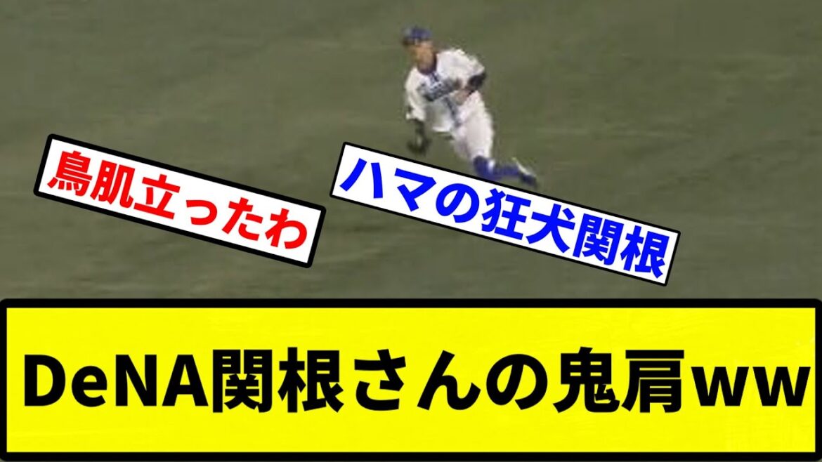 【とんでったああ！！】DeNA関根さんの鬼肩ww【プロ野球反応集】【1分動画】