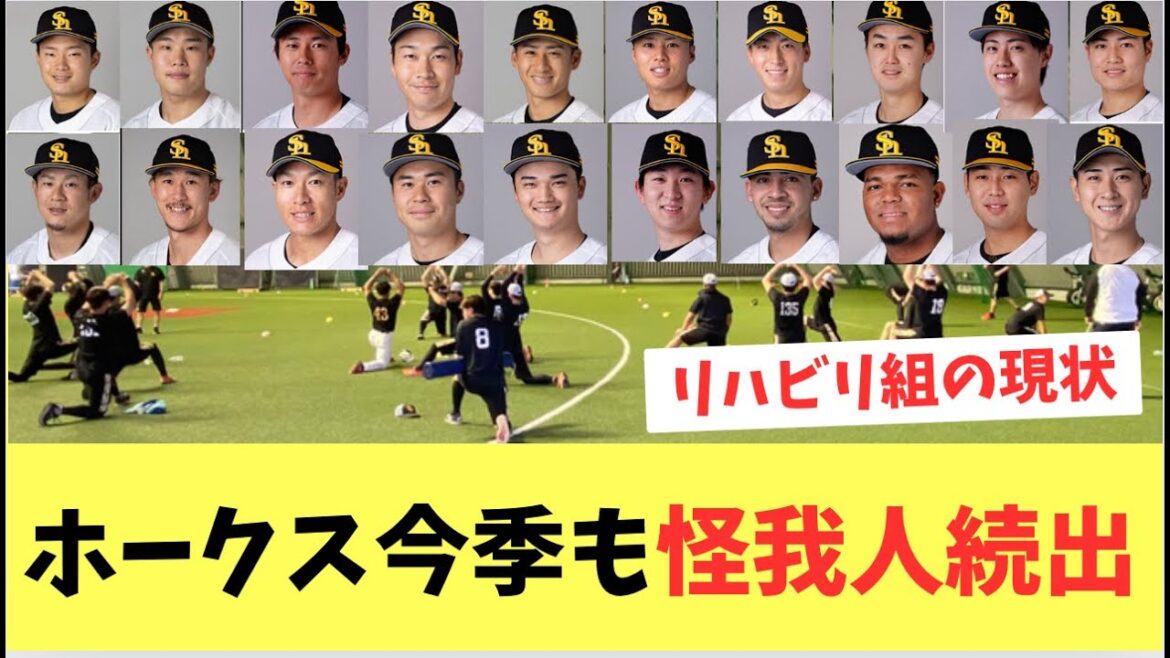【ホークス】今季もホークス怪我人続出中