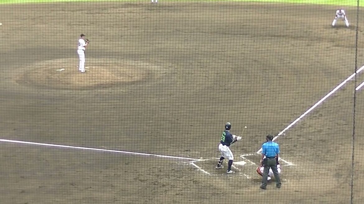 増田珠の打球を捌くショート中田歩夢（読売ジャイアンツ対 ヤクルトスワローズ2024年5月29日）