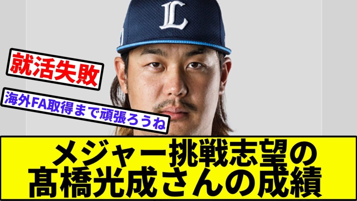 【コー・タカハシ投手】メジャー挑戦志望の髙橋光成さんの成績【なんJ反応】【プロ野球反応集】【2chスレ】【1分動画】【5chスレ】【西武】【ソフトバンク】【楽天】【ハム】【オリックス】【ロッテ】