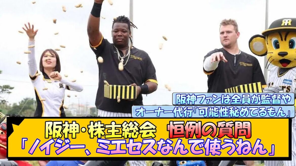 【阪神】株主総会で恒例の野球質問「ノイジー、ミエセスなんで使うねん」【なんJ/2ch/5ch/ネット 反応 まとめ/阪神タイガース/岡田監督】