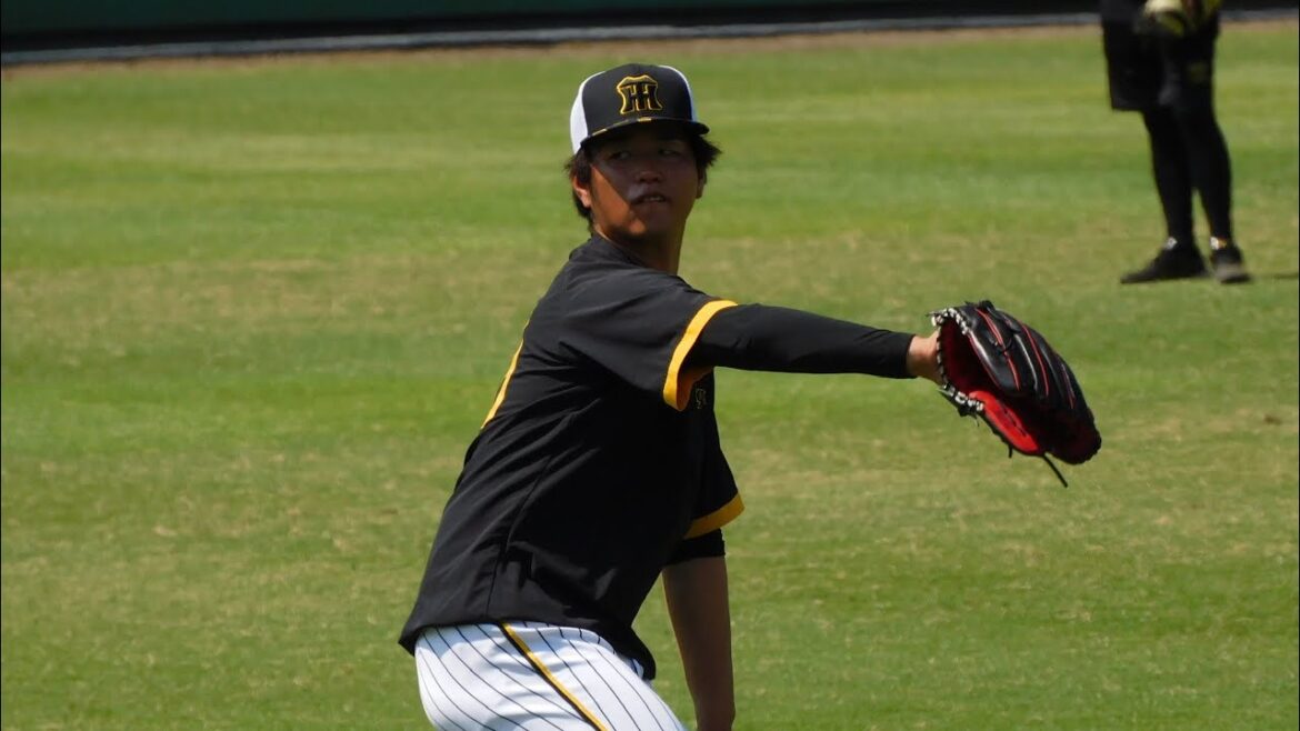 【ファーム】復活が期待される高橋遥人 キャッチボール