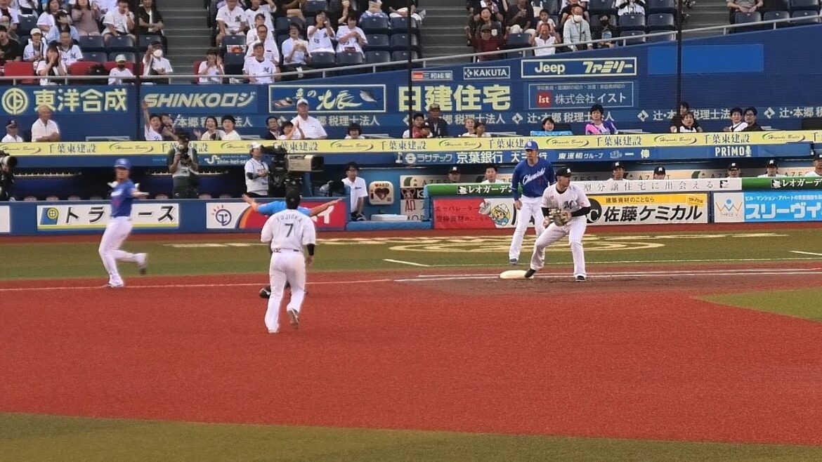 【ドラゴンズ先制】1アウト満塁から板山選手の内野ゴロの間に得点！！2024/06/14