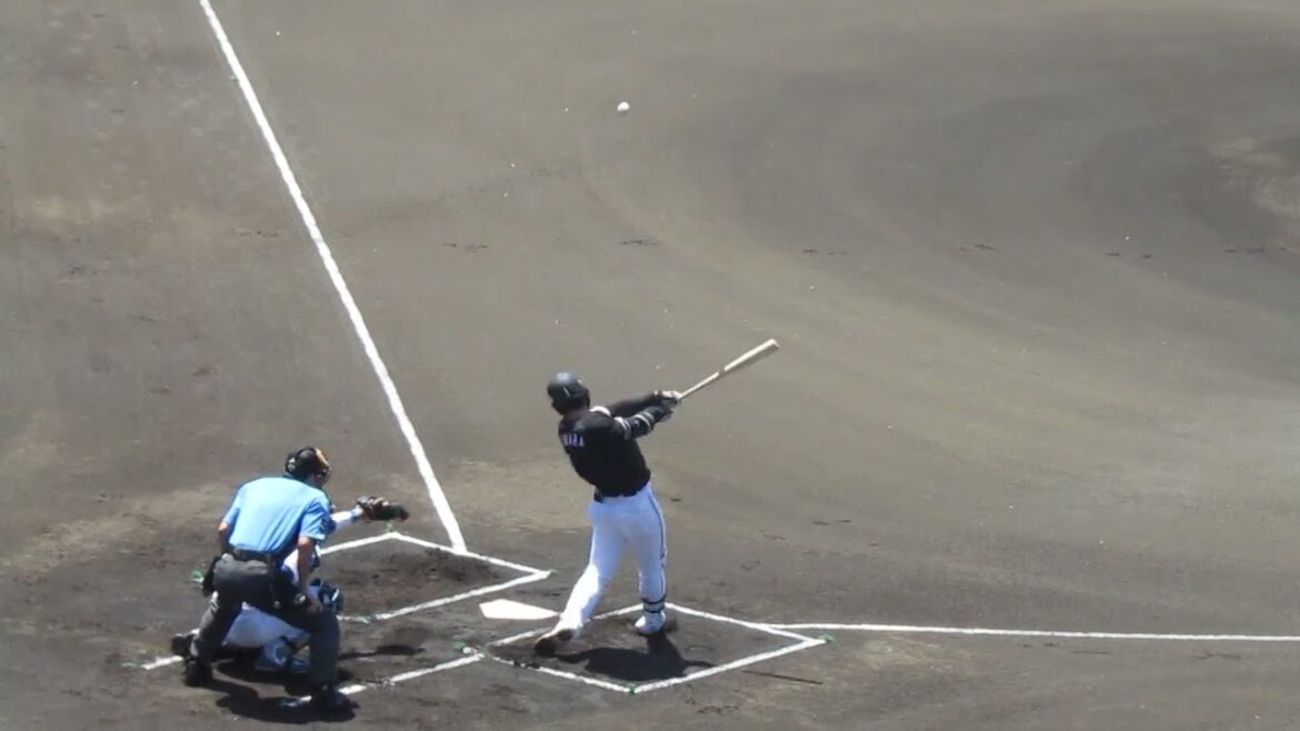 【マリーンズ】藤原恭大のヒット時の打撃フォーム 2024年6月5日 日本ハムファイターズ対 千葉ロッテマリーンズ