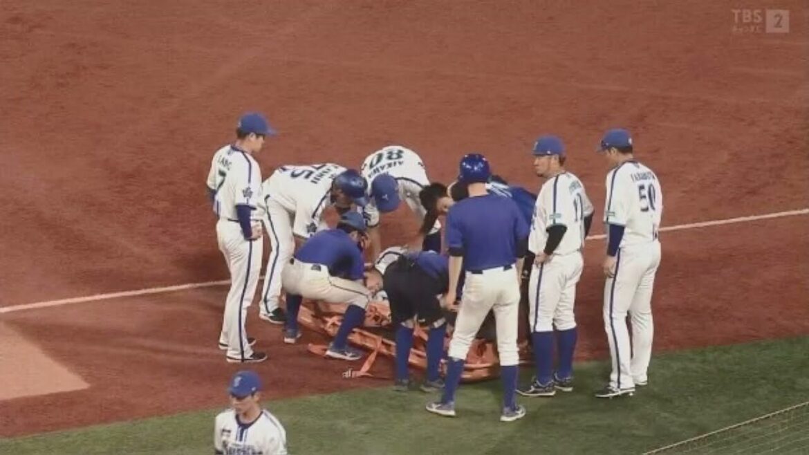 上茶谷ライトゴロからの負傷