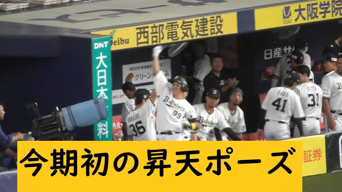 ラオウ今季初ホームラン　#Bs2024 #杉本裕太郎 #ORIX #オリックスバファローズ #オリックス#プロ野球 #NPB #オリ姫 #京セラドーム大阪