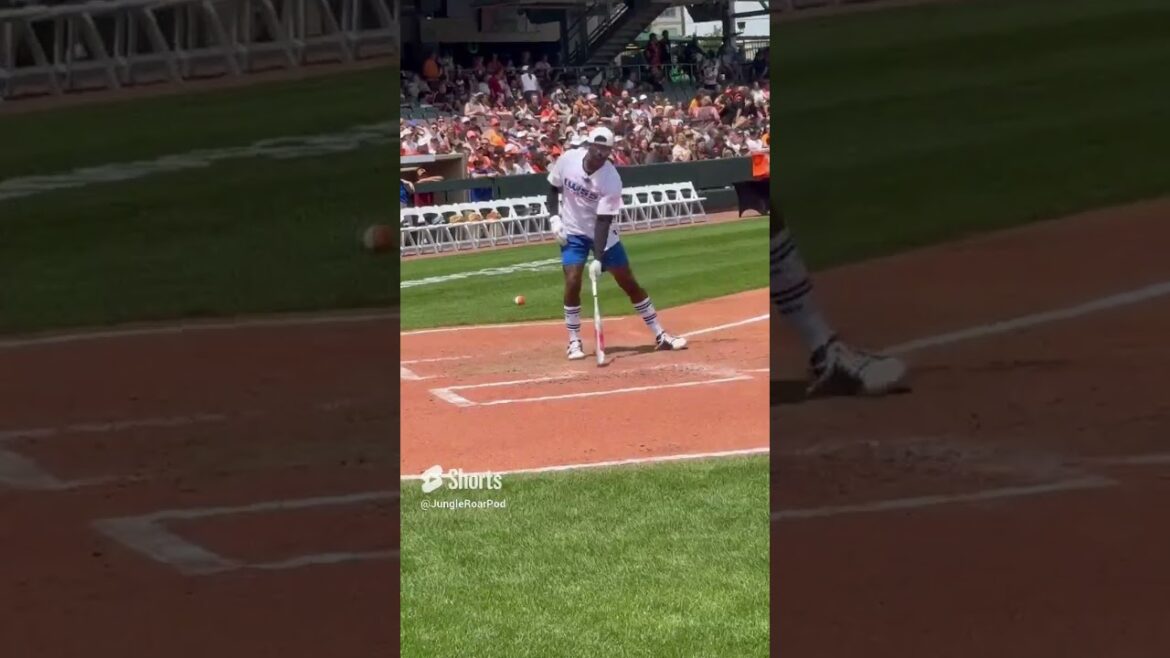 Cam Taylor Britt takes cuts at 2024 Logan Wilson HR Derby