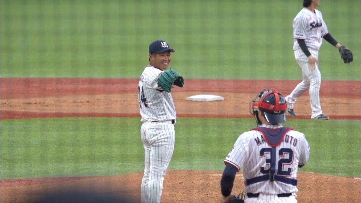今日も田口麗斗が危なげなく締めた！勝利の瞬間ハイタッチ！東京ヤクルトスワローズ 2024/06/09 交流戦