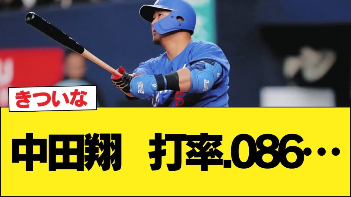 中田翔の打率マジでひどいなw【中日ドラゴンズ】 #中日ドラゴンズ #プロ野球 中田翔の打率マジでひどいなw【中日ドラゴンズ】 #中日ドラゴンズ #プロ野球