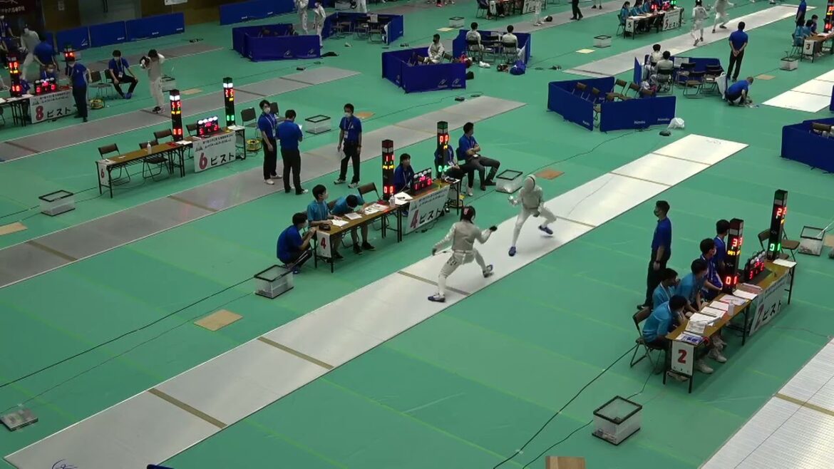 2021年IH フェンシング 男子 フルーレ 予選7プール 山口翔大 翔陽(熊本) vs 水牧拓夢 札幌光星(北海道)