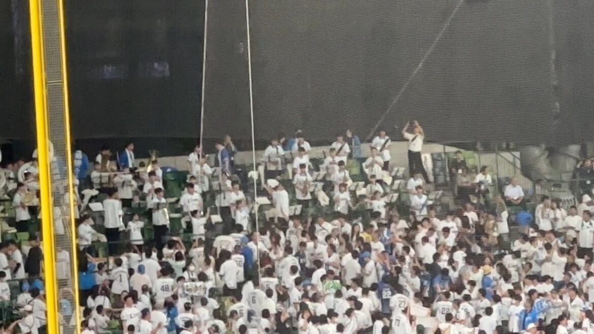 花咲徳栄高校吹奏楽部の生演奏でTRAIN-TRAIN 【西武vs広島】2024/6/11 セパ交流戦13戦目