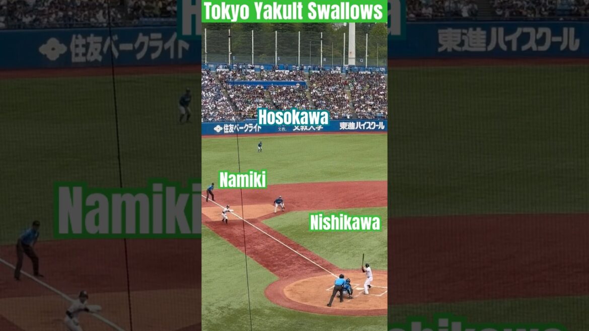 【これぞプロの矛盾対決（俊足vs好守）】0-0で迎えた8回裏ワンアウト二三塁の攻防（並木秀尊選手vs 細川凌平選手）東京ヤクルトスワローズ×北海道日本ハムファイターズ