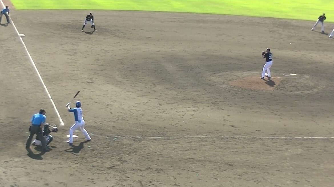 ハム淺間大基を打ち取る東條大樹（2024年6月5日 日本ハムファイターズ 対 千葉ロッテマリーンズ イースタン）