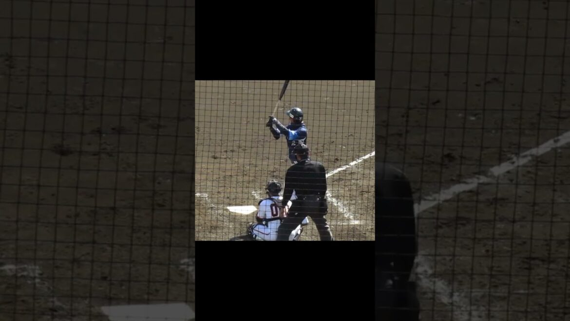 ライオンズ山村崇嘉バッティングフォーム［読売ジャイアンツ対 西武ライオンズ 2軍 2024年3月10日］