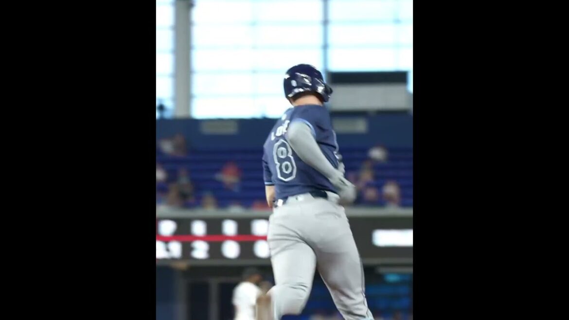 Brandon LOWE Hr.#2 Season 2024 Rays #sbvzla #mlb #tampa
