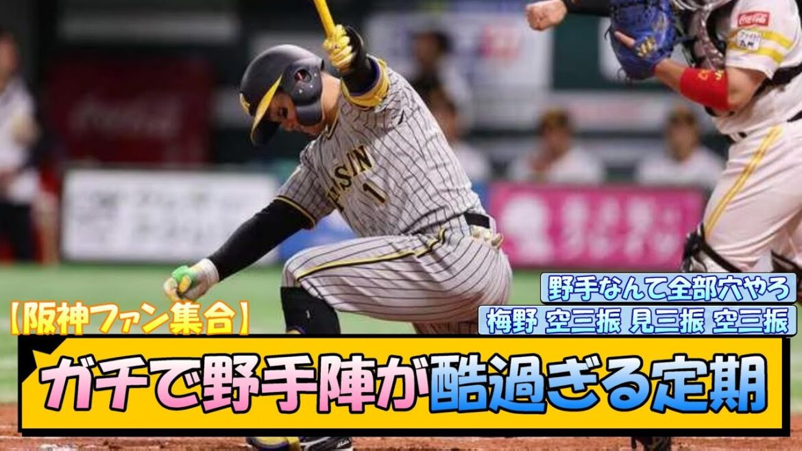 【阪神ファン集合】ガチで野手陣が酷過ぎる定期【なんJ/2ch/5ch/ネット 反応 まとめ/阪神タイガース/岡田監督】