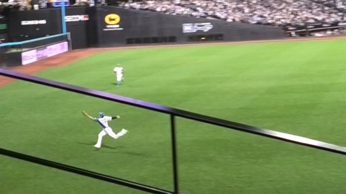 -2024.06.12-【NPB】５回表 村松開人 抜ければ長打⁈も松本剛のファインプレイに阻まれる 中日ドラゴンズ（vs北海道日本ハム）