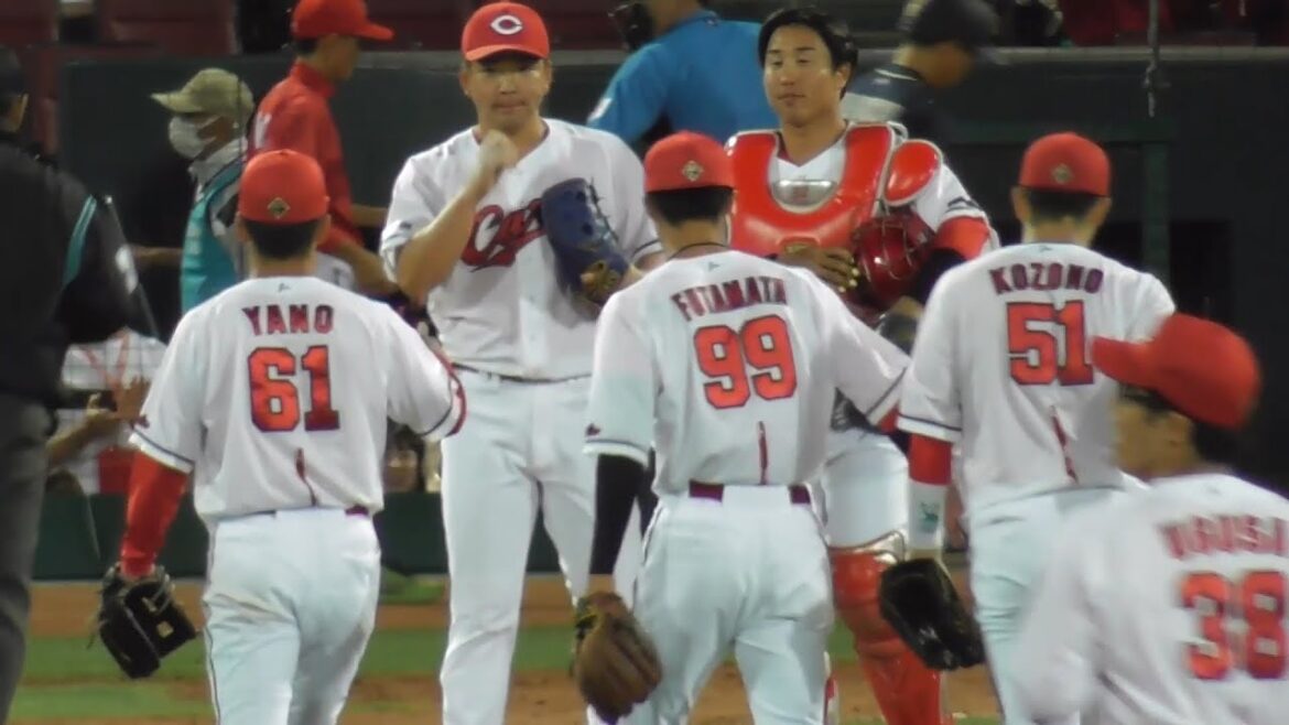 大量リード、9回を河野佳&石原貴規のバッテリーで締める！完封勝利の瞬間ハイライト！2024年5月29日