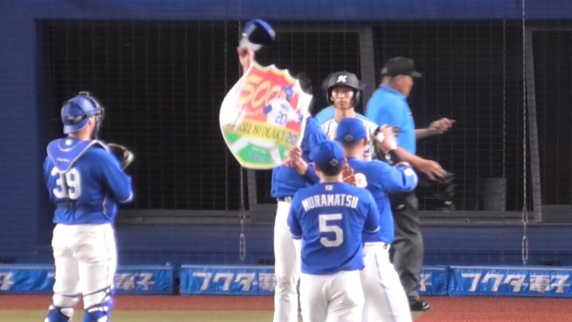-2024.06.14-【NPB】５回裏 涌井秀章 4球団通算500試合登坂達成！中日ドラゴンズ（vs千葉ロッテ）
